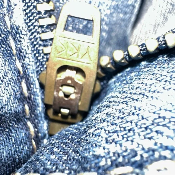 Ed Hardy Straight Leg Jeans with Embroidered Design - Picture 11 of 13